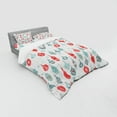 thumbnail image 3 of Ambesonne Vintage Bedding Set 3 Pcs, Joyful Xmas Pattern, Twin XL, Blue Red, 3 of 3