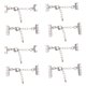 thumbnail image 1 of 8 cadenas extensoras de acero inoxidable ajustables para pulseras., 1 of 6