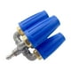 thumbnail image 4 of Boquilla de pulverización giratoria a presión de 1/4" Conector de acero inoxidable de conexión rápida para Azul, 4 of 9