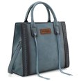 thumbnail image 4 of Wrangler Tote Bag for Women Western Cowhide Purse and Wallet Set, Jean, 4 of 8