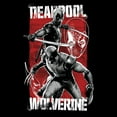 thumbnail image 2 of Women's Marvel: Deadpool & Wolverine Grayscale Poses Graphic T-Shirt, 2 of 4
