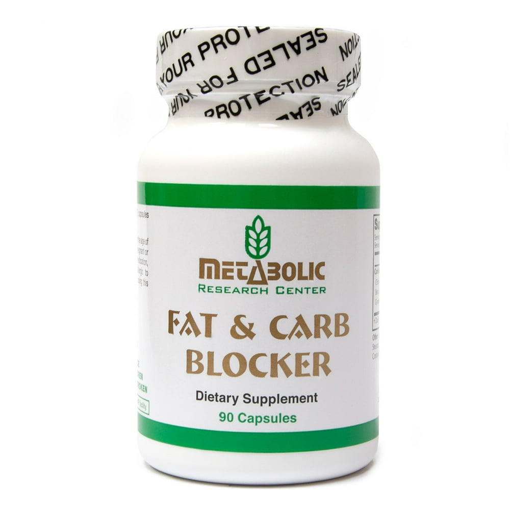 Metabolic Research Center Fat and Carb Blocker Supplement, 90