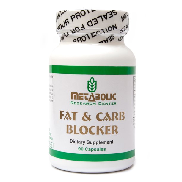 Metabolic Research Center Fat and Carb Blocker Supplement, 90