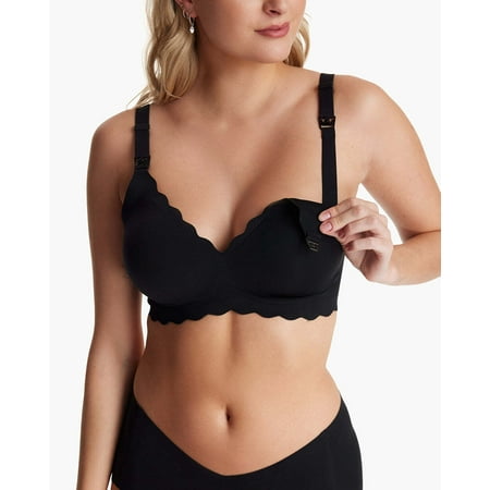 Momcozy Nursing Bras for Breastfeeding  Seamless Pregnancy Maternity Bra Wireless Classic Jelly Strip Support Nursing Bra