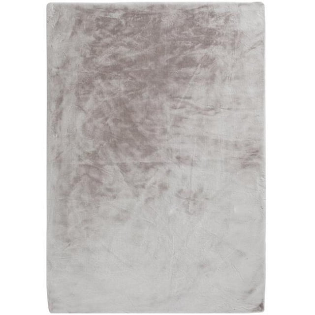 Central Oriental 5250.61.51 5 x 7 ft. Cottontail Grey Rug, Grey
