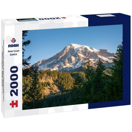 Forest and Snow Capped Mountain at Mount Rainier National Park in Washington State, USA 2000pc Puzzle
