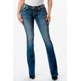 thumbnail image 2 of Grace In La Women's Medium Wash Mid Rise Bootcut Jeans - EB-51850 25W x 34L, 2 of 3