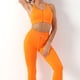 thumbnail image 4 of 2 piezas de ropa deportiva para mujer, ropa deportiva sin costuras, artículos deportivos (naranja S) Ndcxsfigh Para Estrenar, 4 of 8