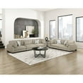 thumbnail image 5 of Lexicon Corydon Microfiber Upholstered Sofa in Brown, 5 of 5