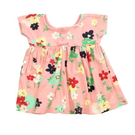 

Pre-owned Hanna Andersson Girls Pink Floral Dress size: 6-12 Months