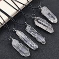 thumbnail image 5 of 64-67Pcs Crystal Quartz Points Beads Natural Bullet Shape Quartz Crystal Beads Strand White Clear Quartz Crystal Beads for Jewelry Making - 16 inch Strand, 5 of 9