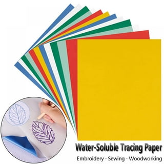 AMORNPHAN 5 Sheets 5 Colors Sewing Carbon Tracing Paper Transfer Paper 9x11 Home Sewing Cross Stitch Paint Kit Marking Patterns Fabric Craft Made