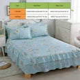 thumbnail image 6 of Bed Sheets, Wrinkle Fashionable Ruffle-pleated Bed Skirt Bedding Set For Hotel For Home, 6 of 8
