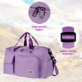 thumbnail image 4 of Muyoka Littleduckling Travel Duffel Bag 19x10x11“ Bolsa de equipaje de mano de gran capacidad Bolsa de viaje Bolsa impermeable de tela Oxford Bolsa de hombro de viaje Bolsa de gimnasio deportiva liger Muyoka Hogar, 4 of 4