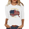 thumbnail image 2 of ibiyuan 250 Anniversary Usa Shirt Womens T Shirts Casual Crew Neck 250th Anniversary Usa Casual Short Sleeve Independence Day Funny Shirts Womens Long Sleeve Tops, 2 of 4