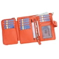 thumbnail image 5 of Royal Bagger Trendy Multiple Slot Card Holder Wallet for Women, Vintage Leather Trifold Simple Coin Purse, 5 of 9