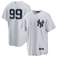 thumbnail image 1 of Camiseta de béisbol clásica blanca de local de Aaron Judge de los Yankees de Nueva York, con número de estrella bordado.-S, 1 of 2