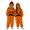 Orange#9527, variant on BOOMNY Halloween Toddler Girls Flannel Romper Hallowmas Pumpkin Face Graphic Long Sleeve Hooded Jumpsuits for Kids Soft Warm One Piece Fuzzy Jumpsuit