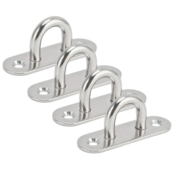 Screw Hooks,4Pcs Oval Hooks Eyelet Eye Hooks Screw Oval Hooks Custom Engineered