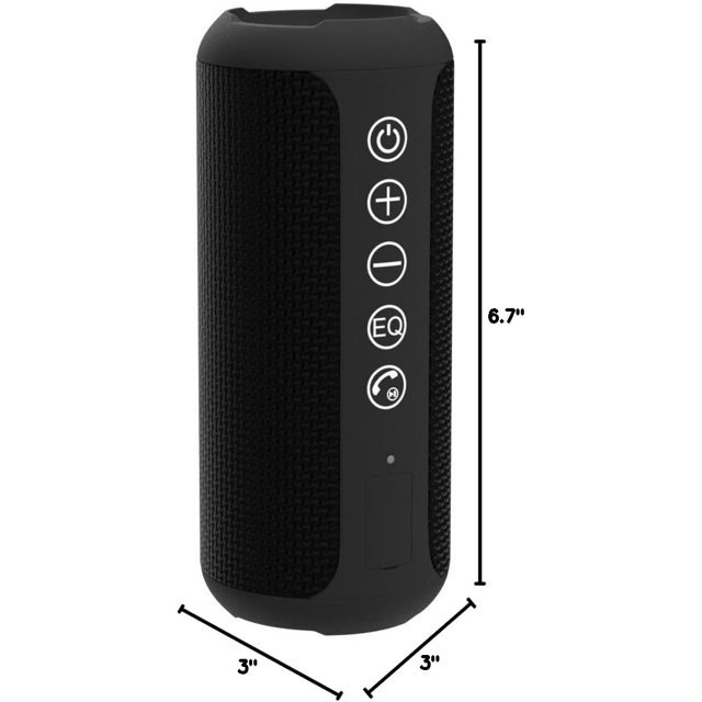 Altavoz Bluetooth Ortizan con Luces RGB, Sonido Estéreo 24W, Graves Profundos, Resistencia IPX7, 30H de Autonomía y Emparejamiento Dual (Ideal Regalo)