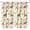 giraffe, variant on Floral and Bee Print Kitchen Curtains - Rustic Farmhouse Semi-Sheer Panels