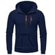 thumbnail image 3 of WILLBEST Sudaderas para Hombre, Sudadera con Capucha y Cremallera, Chaqueta Informal con Bolsillos Delanteros, Ropa Deportiva De Manga Larga para Gimnasio, Correr Al Aire Libre Grande, 3 of 3