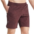 thumbnail image 2 of Puntoco Explora Camuflaje Pantalones Cortos Deportivos Casuales De Secado Rápido Verano Fino Recto Suelto Fitness Al Aire Libre Correr Pantalones De Cinco Puntos Pantalones De Hombre Burdeos Xxl, 2 of 9