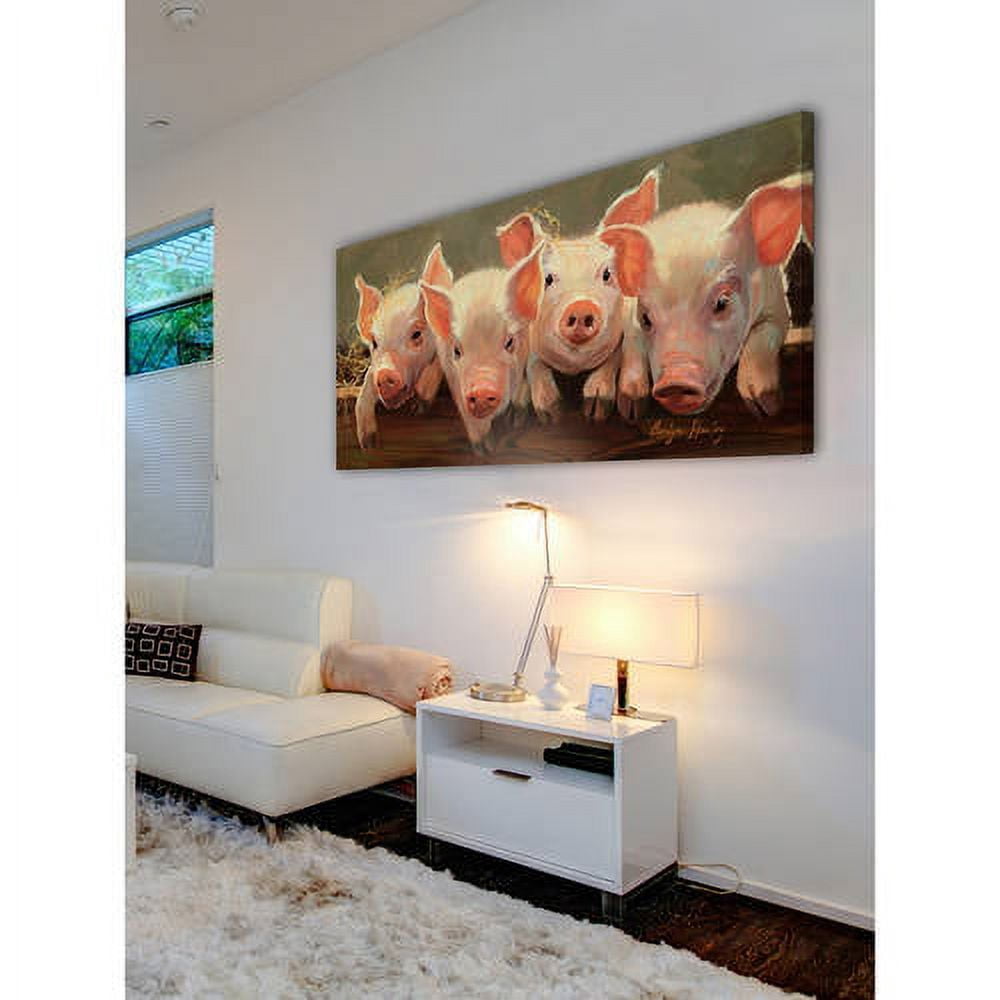 "The Big Squeeze" Painting Print on Wrapped Canvas