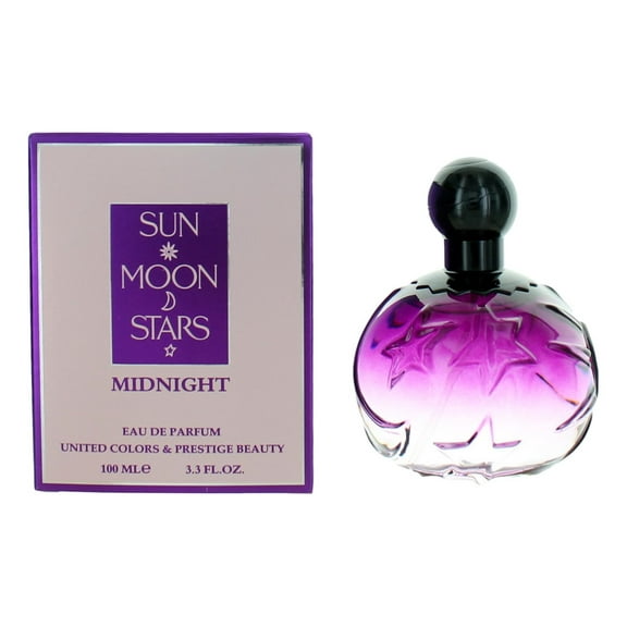 United Colors 3.4 oz Sun Moon Stars Midnight Eau De Parfum Spray by United Colors for Women