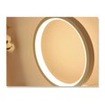 thumbnail image 2 of Round Table Lamp LED Bedside Lamps USB Plug-in LED Night Light 3 Colors Lighting Dimmable Table Lamp For Bedroom Living Room Bar Hotel White, 2 of 5
