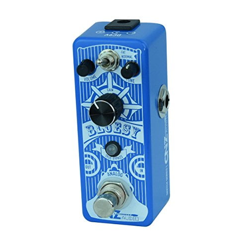 CNZ Audio Bluesy - Transparent Overdrive Guitar Effects Pedal, True Bypass