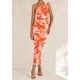 thumbnail image 3 of Vestido PRETTYGARDEN Floral XL con un Hombro y Fruncido, 3 of 8