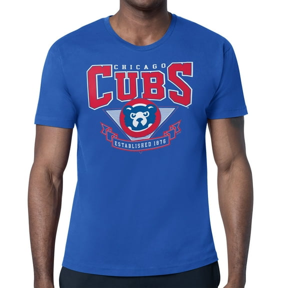 Men's Starter Royal Chicago Cubs -80s Inspired T-Shirt