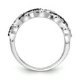 thumbnail image 5 of 14K White Gold Black/White Diamond Ring (0.51Cttw) Ring Size 6.75, 5 of 7