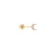 thumbnail image 2 of Broquel Rolling Rocks Estrella & Luna Piercing Dama Oro 10K Rolling Rocks Estrella y Luna, 2 of 3
