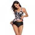 thumbnail image 2 of Tankini pour Femmes à Dos Nu Maillot de Maternité Floral Maillot de Grossesse, 2 of 9