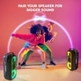 thumbnail image 3 of Starument LED Lighting Bluetooth Portable Speaker, Black, MS-PB55, 3 of 5