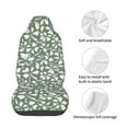 thumbnail image 4 of Naloa Flowers With Leaves Car Seat Covers Universal Front Seat Coves for Car Accessories ,Padded Car Covers for Automotive, SUV, Truck, and Van, 4 of 5