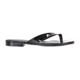 thumbnail image 2 of XY London Womens Rio Patent Thong Strap Square Flip Flops, 2 of 5
