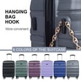 thumbnail image 6 of Tripcomp Hardside Luggage Set 3-Piece Set(21/25/29) Lightweight Suitcase 4-Wheeled Suitcase Set(Grey), 6 of 12