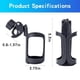 thumbnail image 4 of Portavasos para cochecito, portavasos para bicicleta, portavasos universal para cochecito, bicicleta, silla de ruedas, andador, scooter, 4 of 5