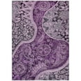 thumbnail image 2 of Addison Rugs Chantille Indoor/Outdoor Transitional Swirl Purple Washable Rectangle Rug, 5' x 7'6", 2 of 6