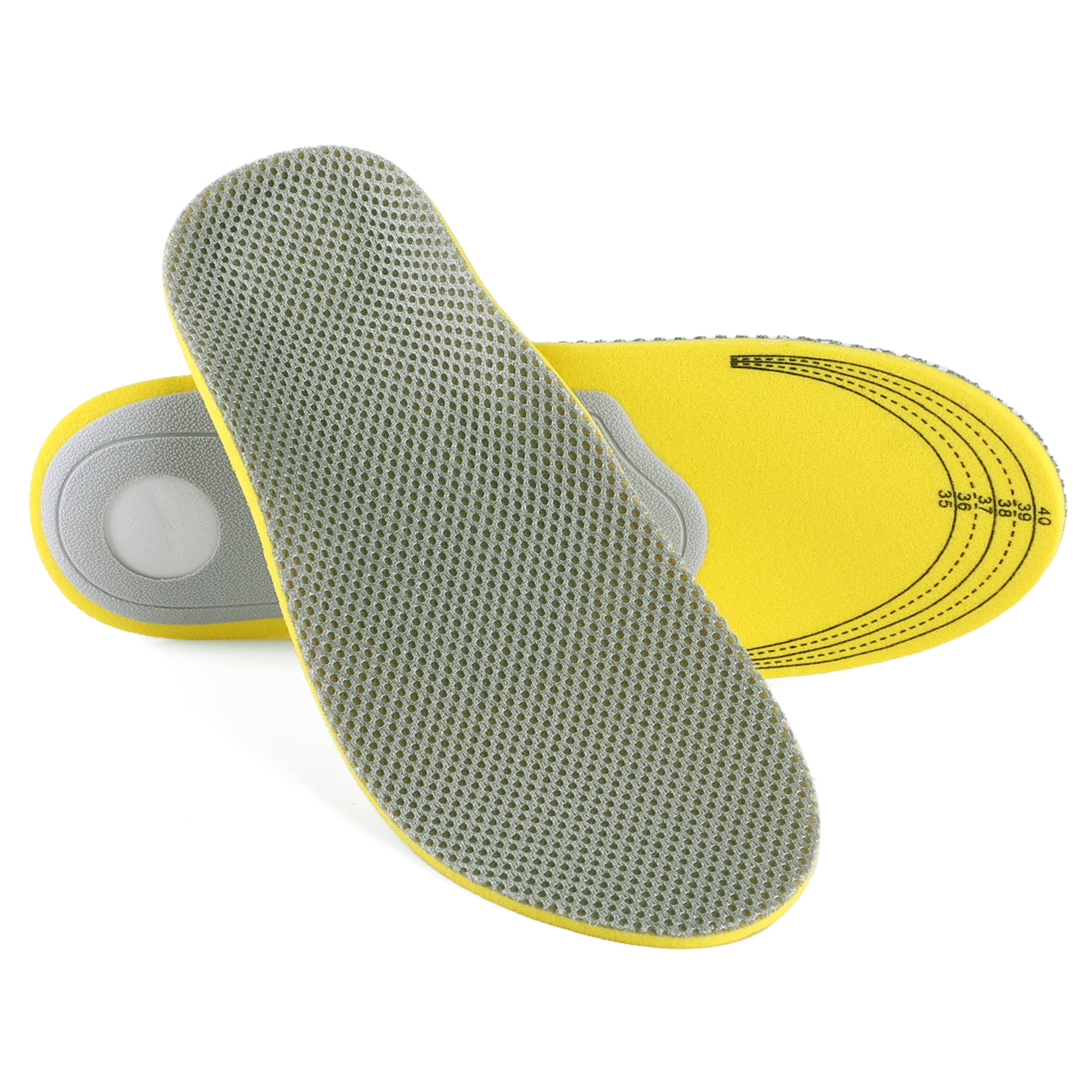Breathable Orthotic Insoles for Men Women Sport Arch Support Full ...