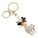 thumbnail image 5 of Lindo Gato Rhinestone Llavero Multifuncional Bling Mochila Llavero, 5 of 7