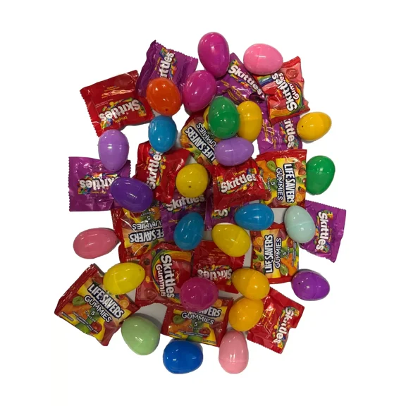 Pre-Filled Easter Eggs Gummies Sweet And Sour Perfect Blend 25 Count Eggs