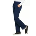 thumbnail image 5 of Elle Scrubs Pant for Women Mid Rise Straight Leg Pull-on EL130, L, Navy, 5 of 6