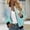 B, variant on Women's Full Sequin Bomber Jacket Zip Up Long Sleeve Sparkly Glitter Lightweight Outerwear Coat Red L