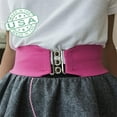 thumbnail image 6 of Hip Hop 50's Shop Child Elastic Cinch Belt 2.5" Wide Stretchy for Girls (Child Medium Hot Pink), 6 of 6
