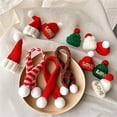 thumbnail image 4 of Clode Santa Hats for Crafts Christmas Hat Scarf Christmas Decorations Indoor Home Decor Ornaments Party Decorations for Women, 4 of 8