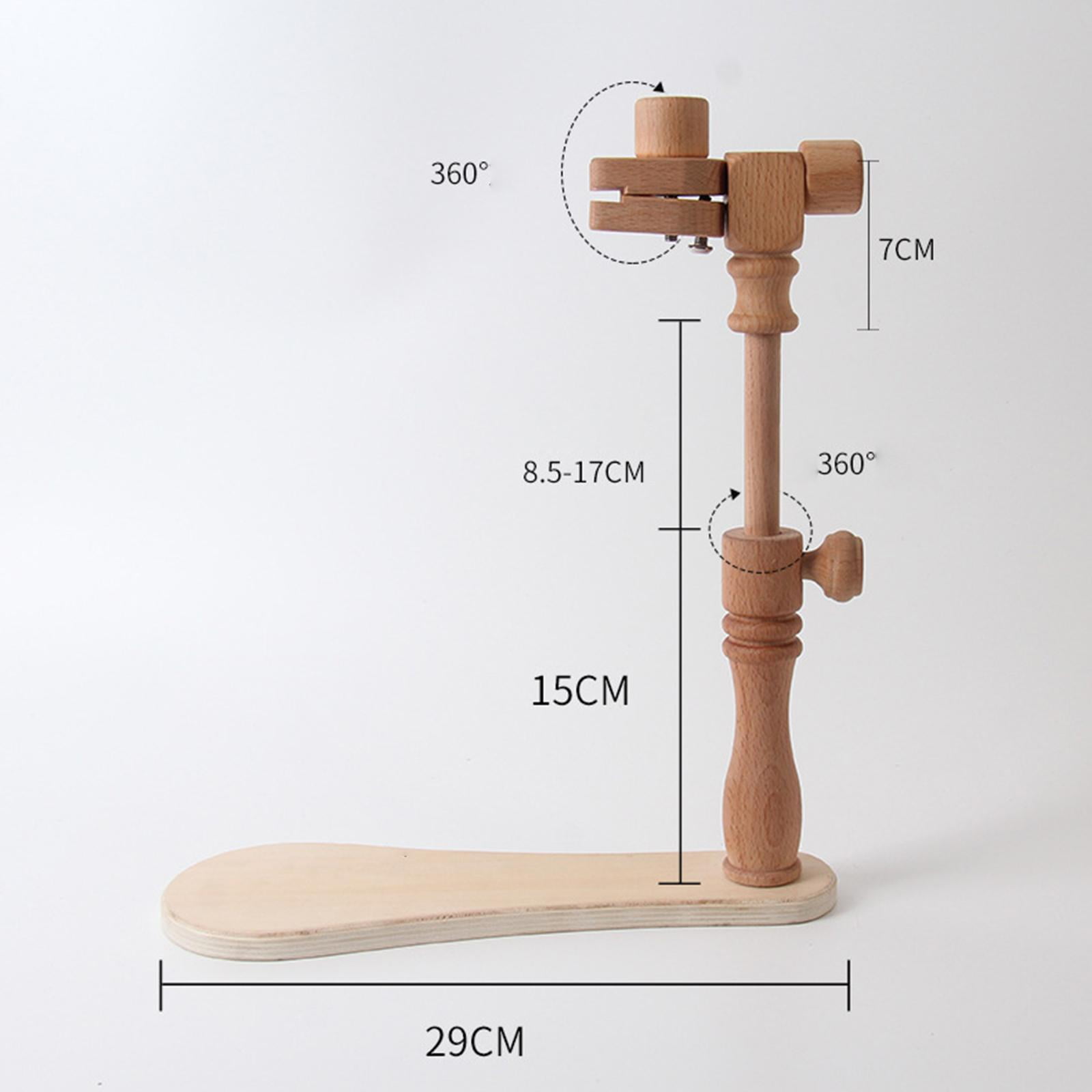 Embroidery Hoop Holder Rack 360 Degree Rotation Embroidery Hoop Cross Stitch, Basic Style
